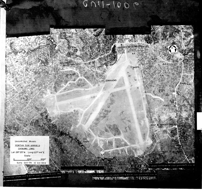 北飛行場上空地図